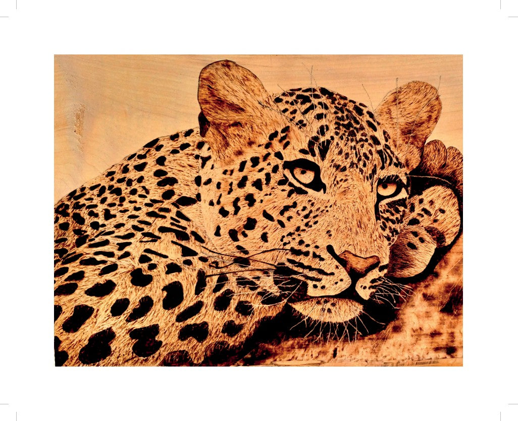 "Chilling Jaguar" Art Print