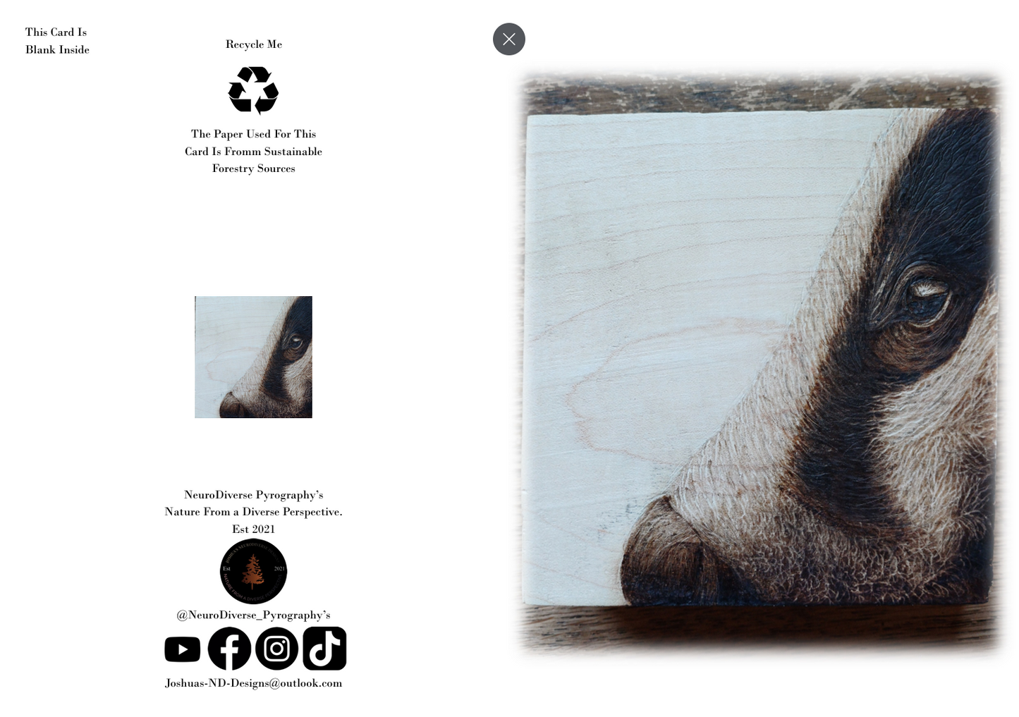 "Your Badgering Me" Greeting Card