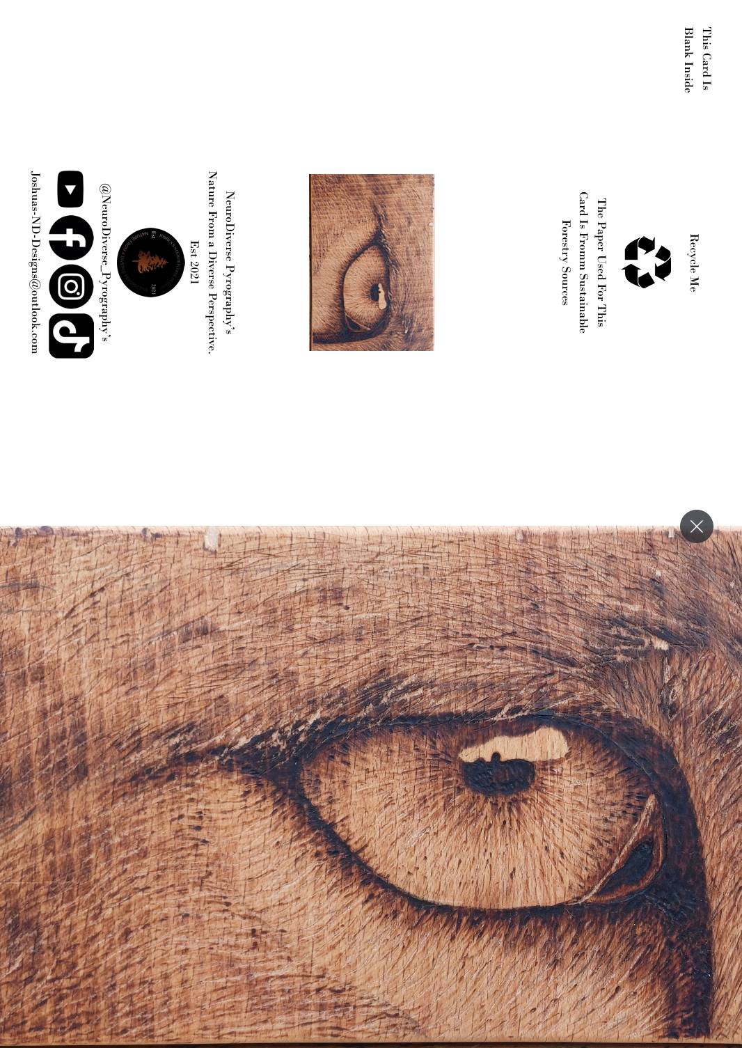 "Eye-Leen" (Close-Up) Greeting Card