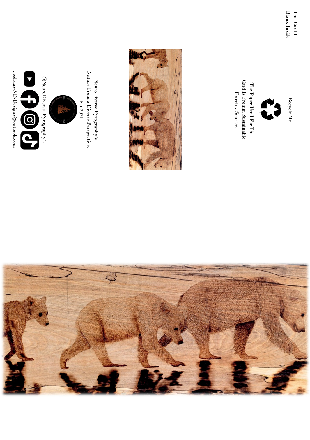 "Family Stroll" Greeting Card