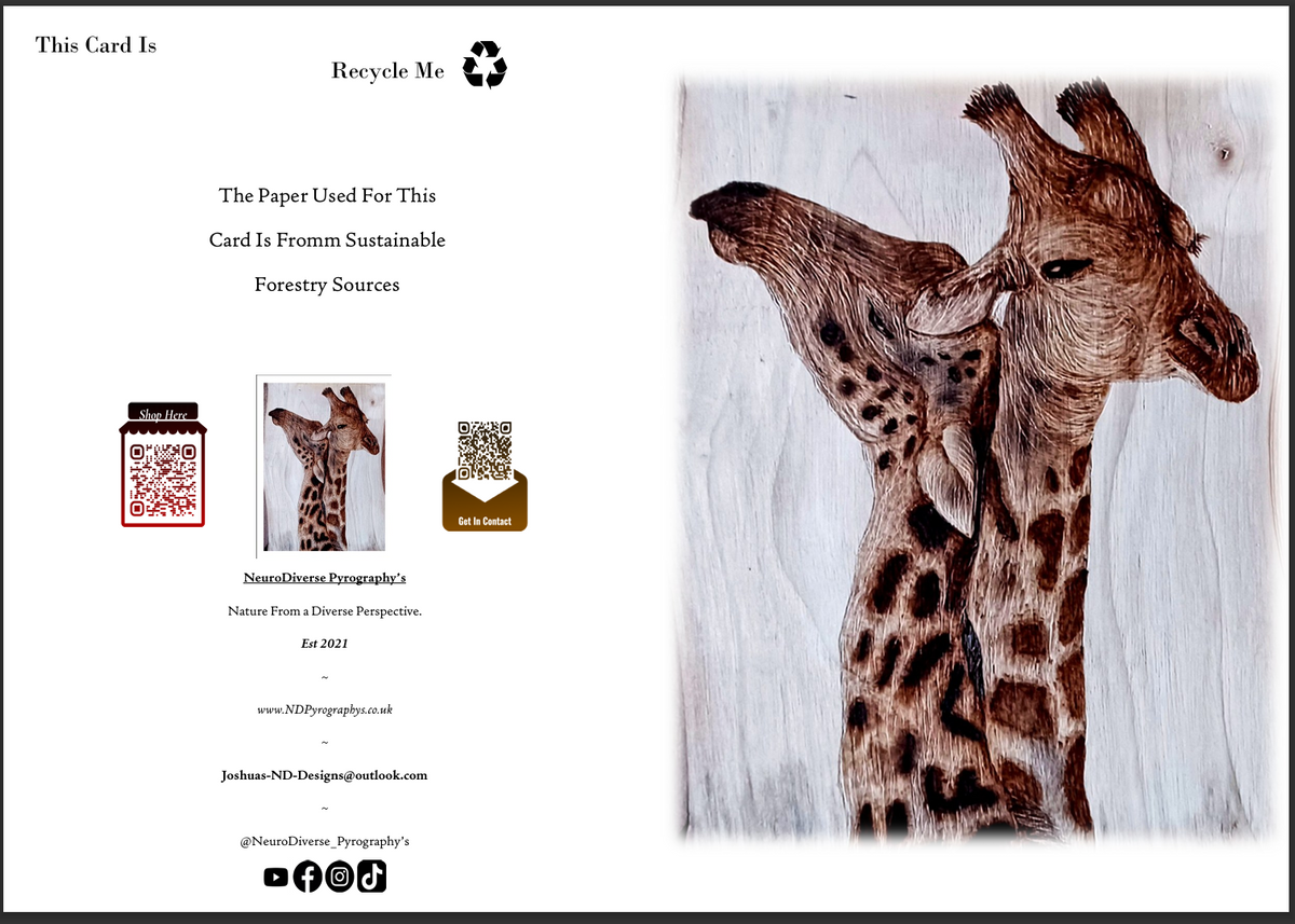 Taller Together - A6 Greeting Card