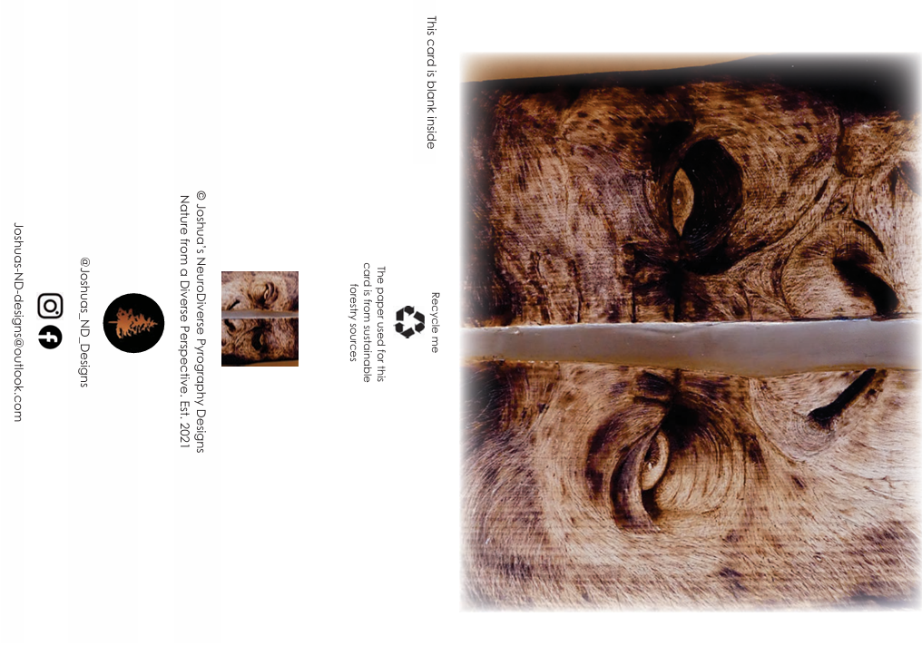 "Light & Dark" Greetings Card