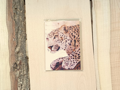 "Jaguar Lingering" Greetings Card