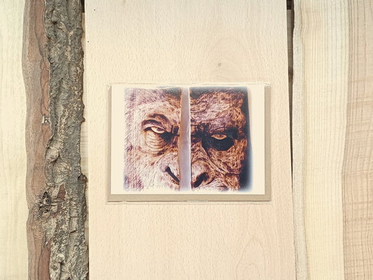 "Light & Dark" Greetings Card