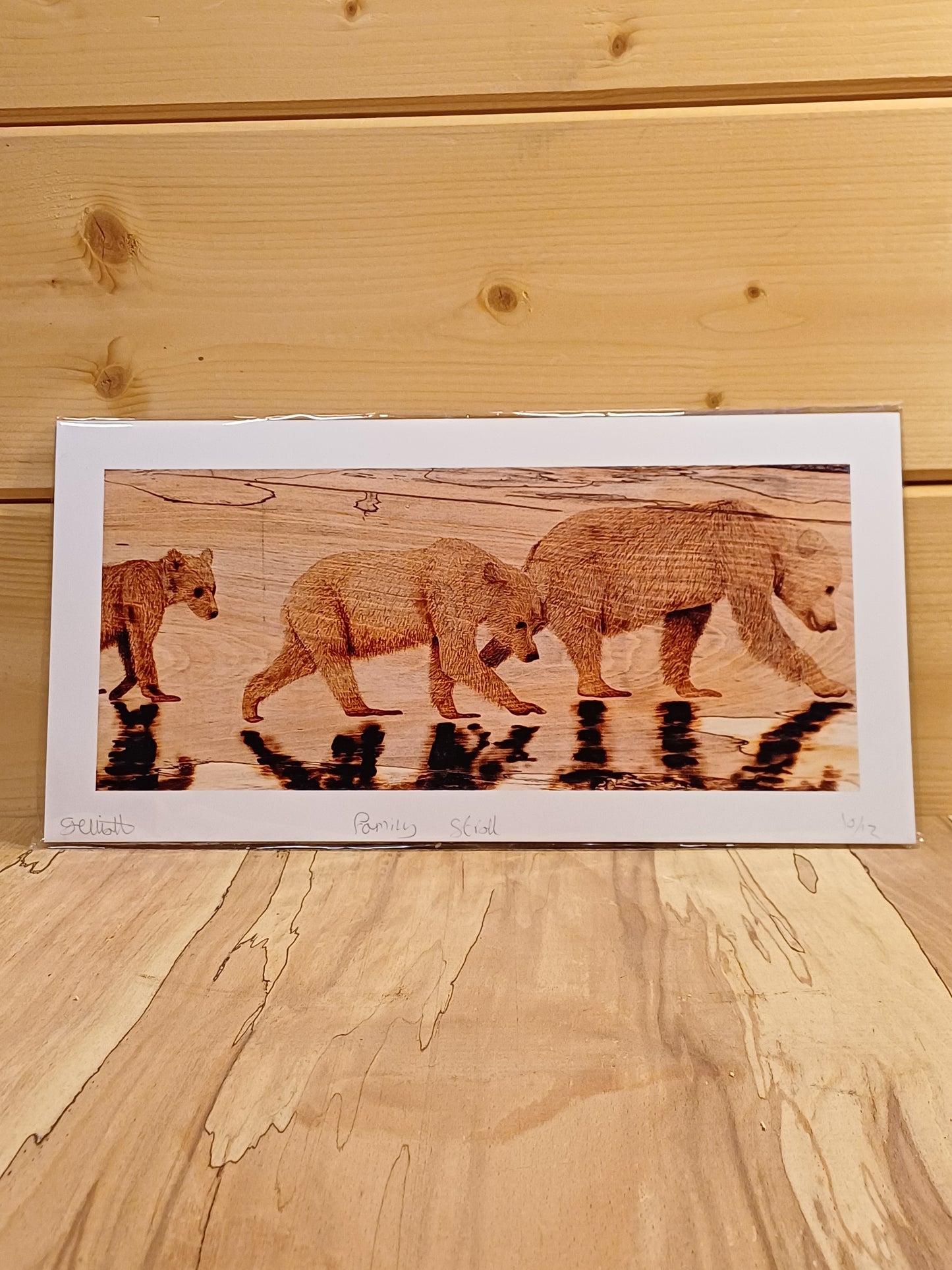 "Family Stroll" Art Print