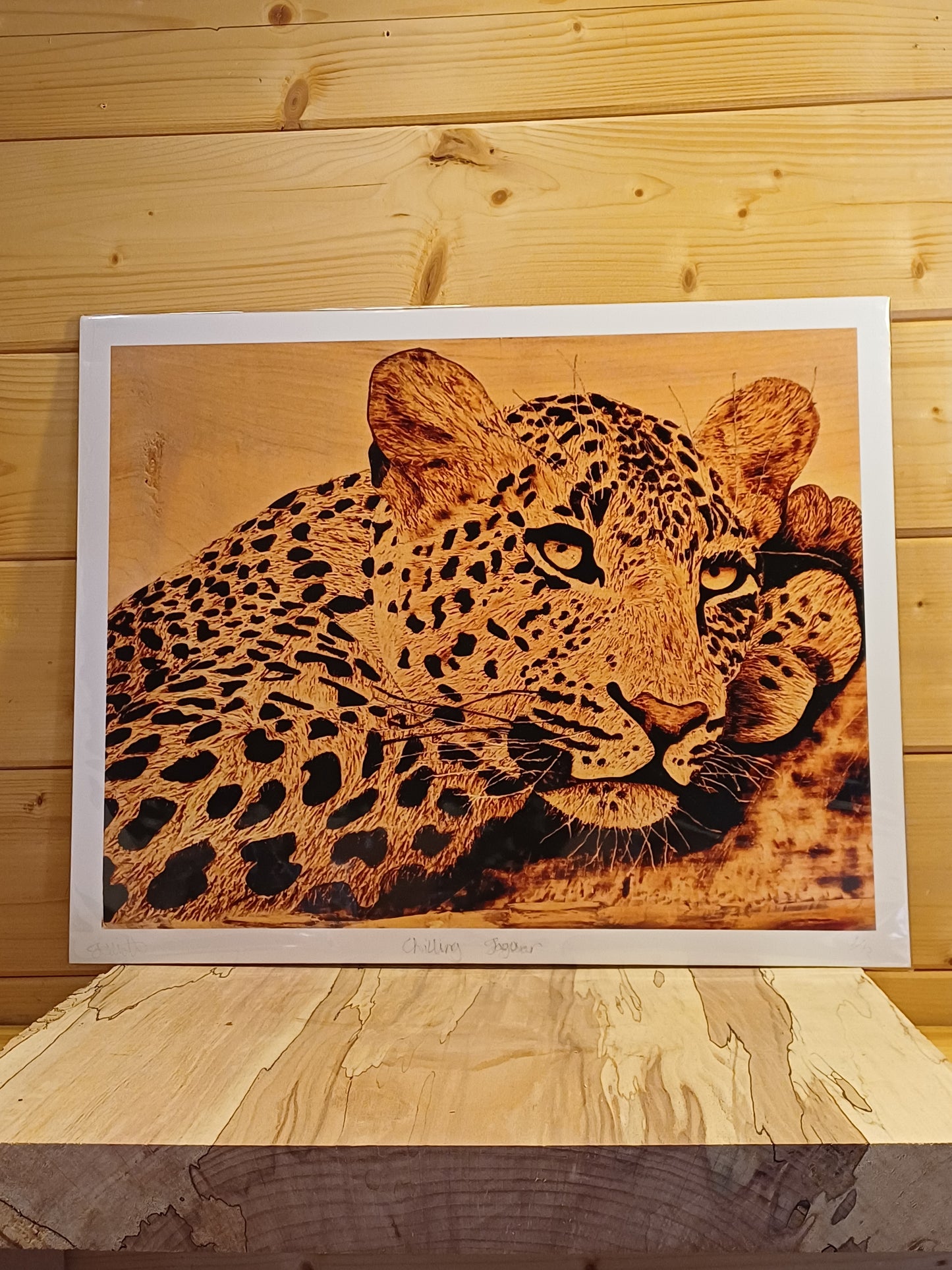 "Chilling Jaguar" Art Print