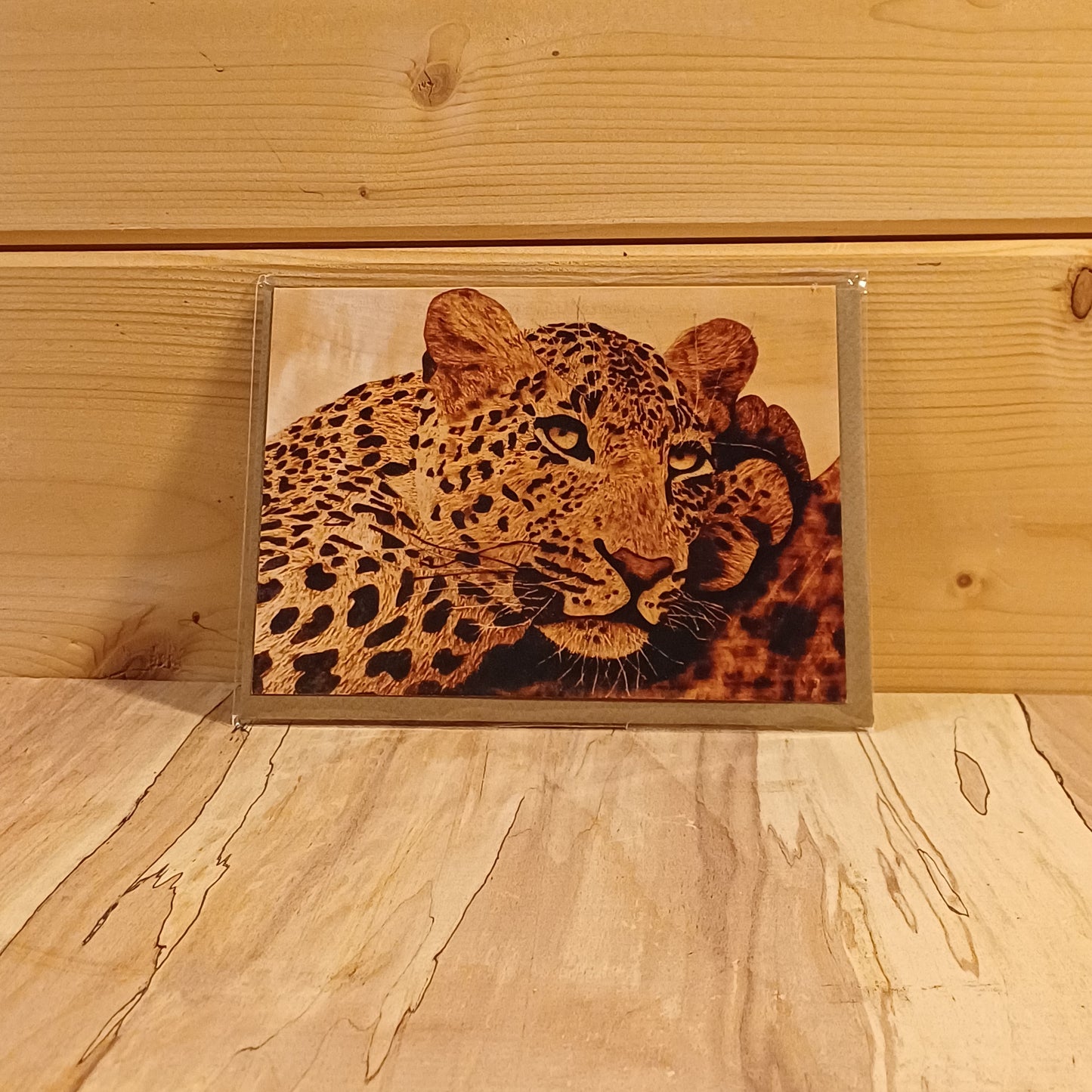 "Chilling Jaguar" Greetings Card
