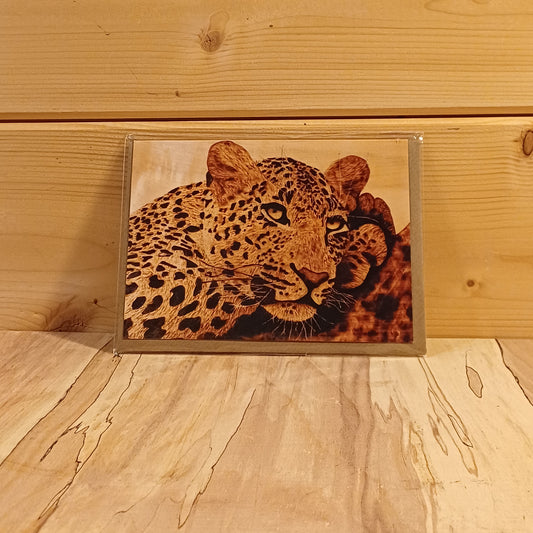 "Chilling Jaguar" Greetings Card