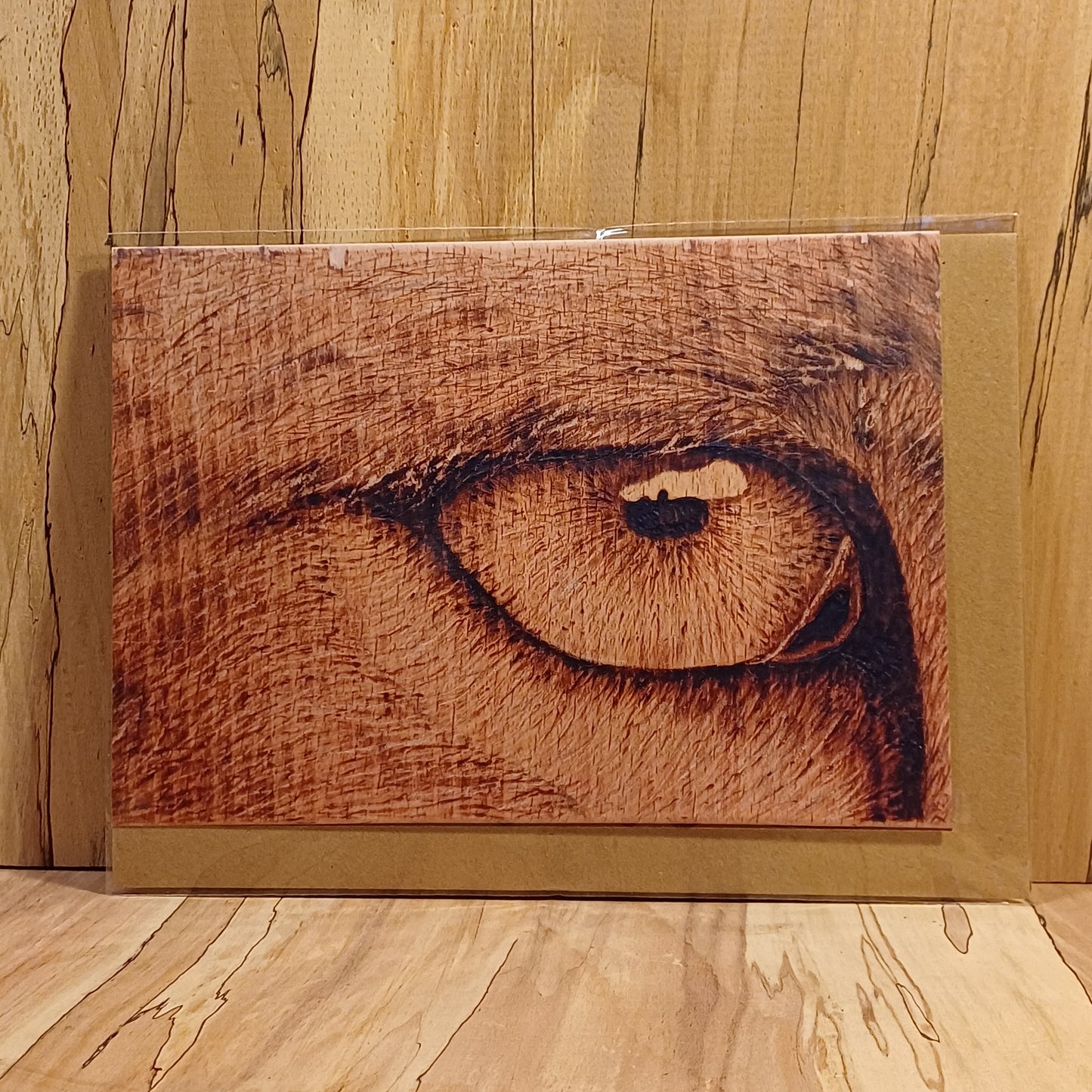 "Eye-Leen" (Close-Up) Greeting Card