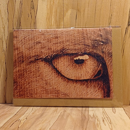 "Eye-Leen" (Close-Up) Greeting Card