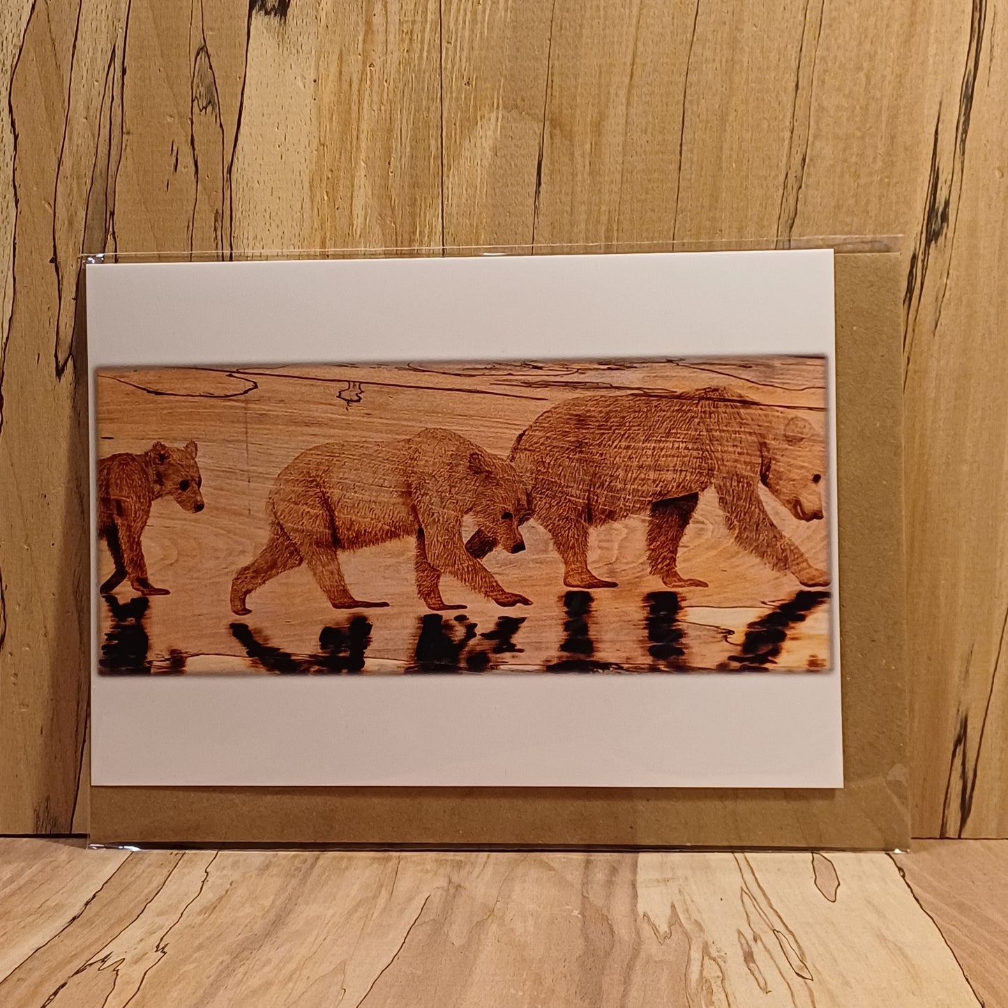 "Family Stroll" Greeting Card