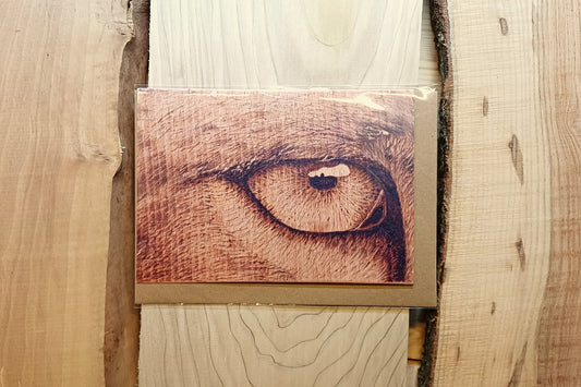 "Eye-Leen" (Close-Up) Greeting Card