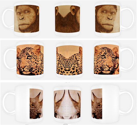 Mirrored Design Mugs