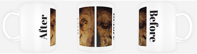 Before & After Coffee Mug