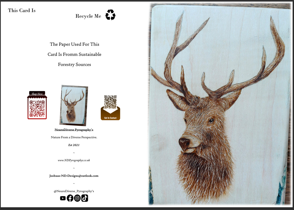 Staggered - A6 Greeting Card