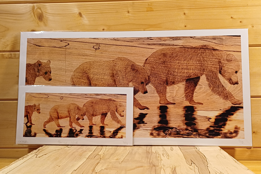 "Family Stroll" Art Print