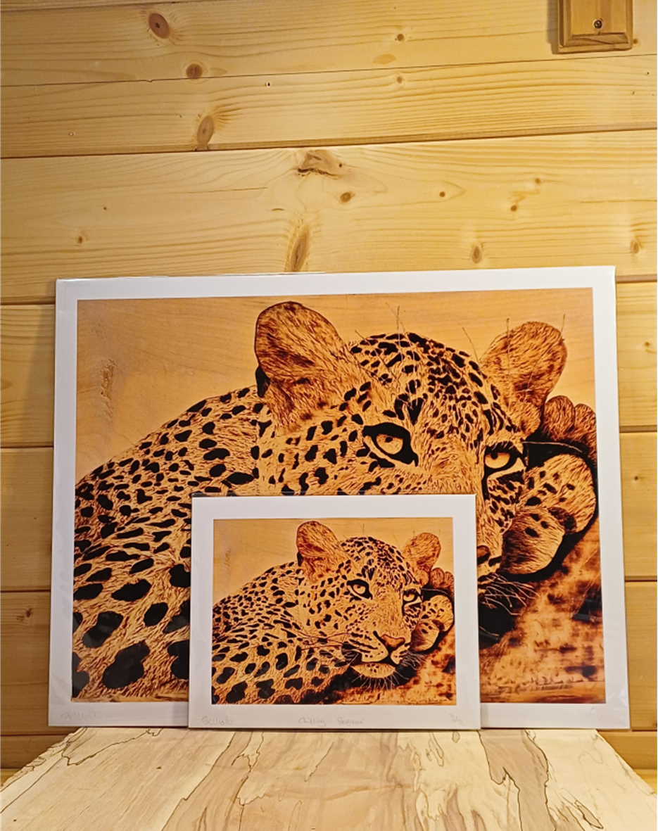 "Chilling Jaguar" Art Print