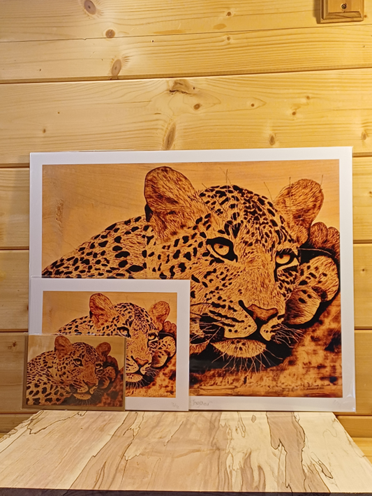 "Chilling Jaguar" Art Print