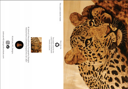 "Chilling Jaguar" Greetings Card